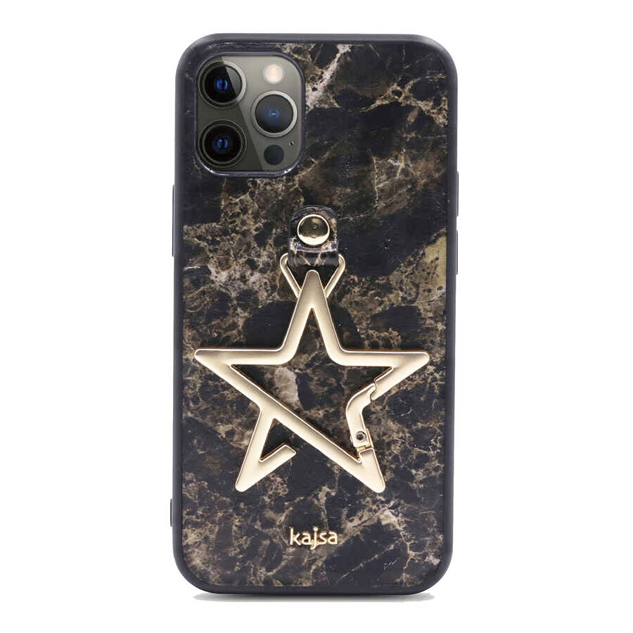 iPhone 12 Pro Kılıf Kajsa Starry Serisi Marble Kapak