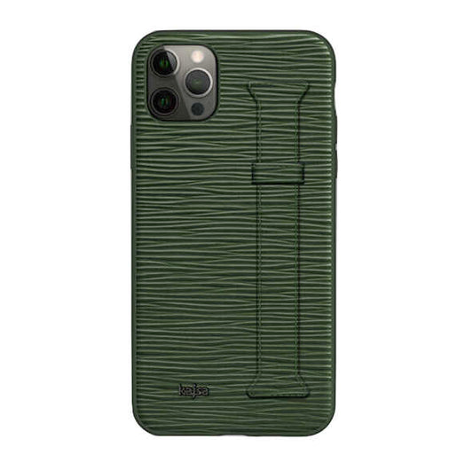 iPhone 12 Pro Kılıf Kajsa Wave Pattern Handstrap Kapak