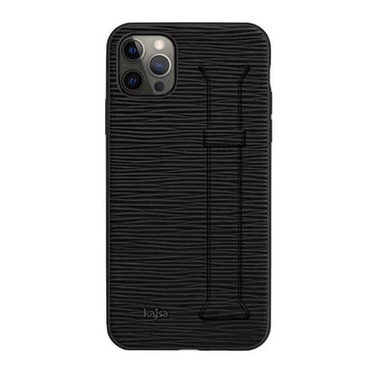 iPhone 12 Pro Kılıf Kajsa Wave Pattern Handstrap Kapak