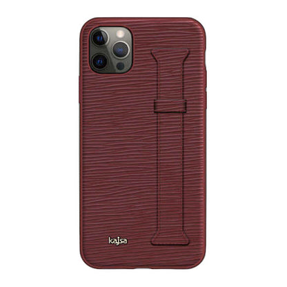 iPhone 12 Pro Kılıf Kajsa Wave Pattern Handstrap Kapak