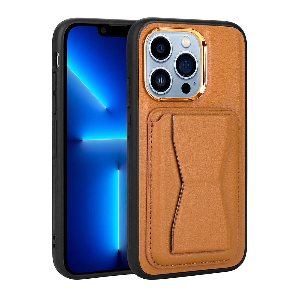 Apple iPhone 12 Pro Kılıf Kartlıklı Standlı Pu Deri Zore Memo Kapak