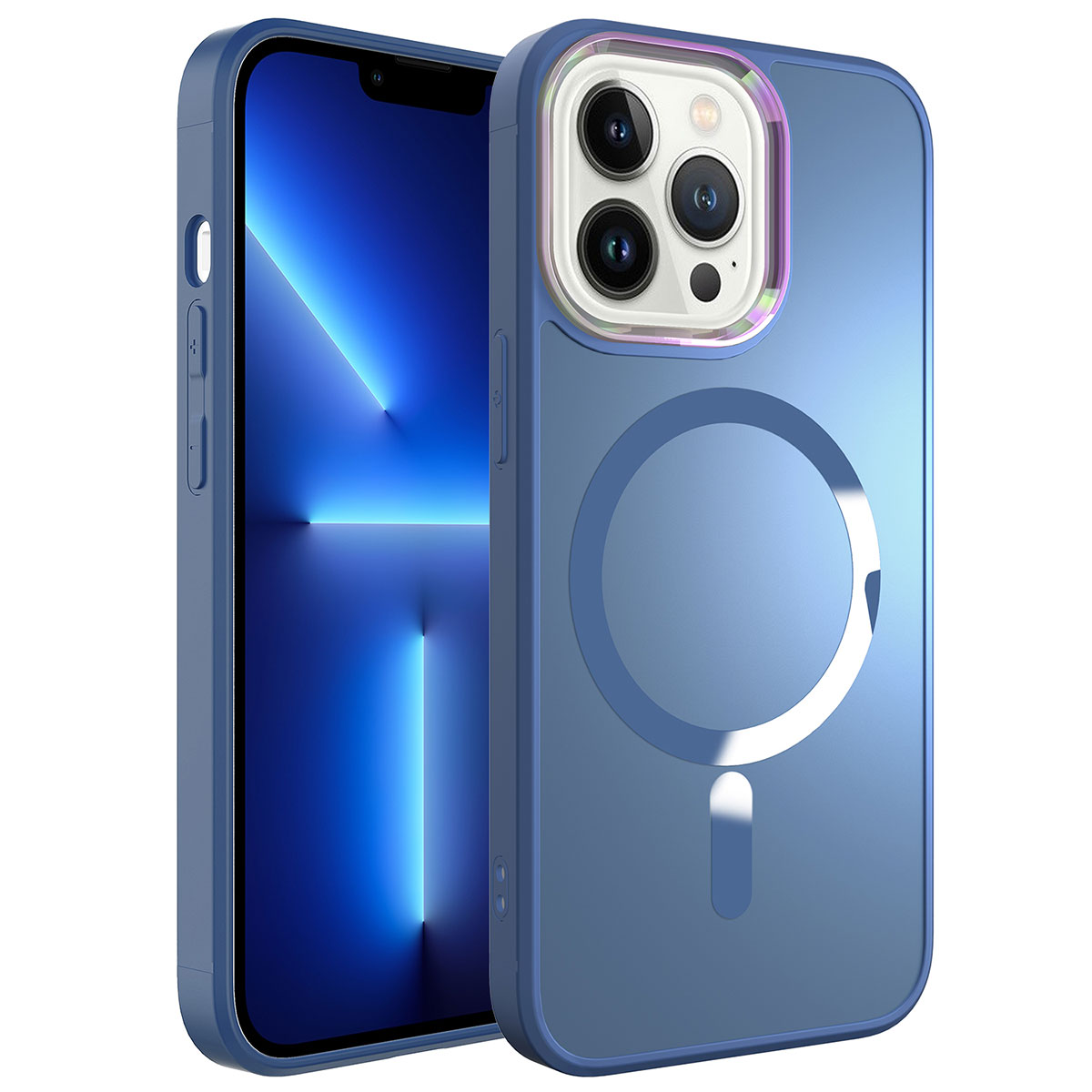 Apple iPhone 12 Pro Kılıf M-safe Wireless Şarj Özellikli Zore Stil Kapak