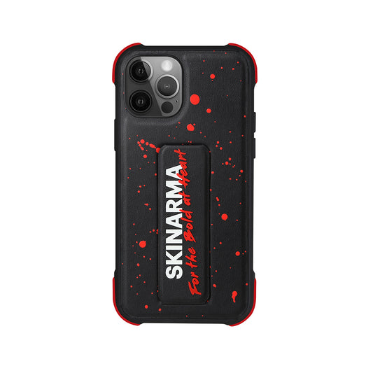 iPhone 12 Pro Kılıf SkinArma Standlı Deri Görünümlü Funsha Kapak