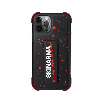 iPhone 12 Pro Kılıf SkinArma Standlı Deri Görünümlü Funsha Kapak