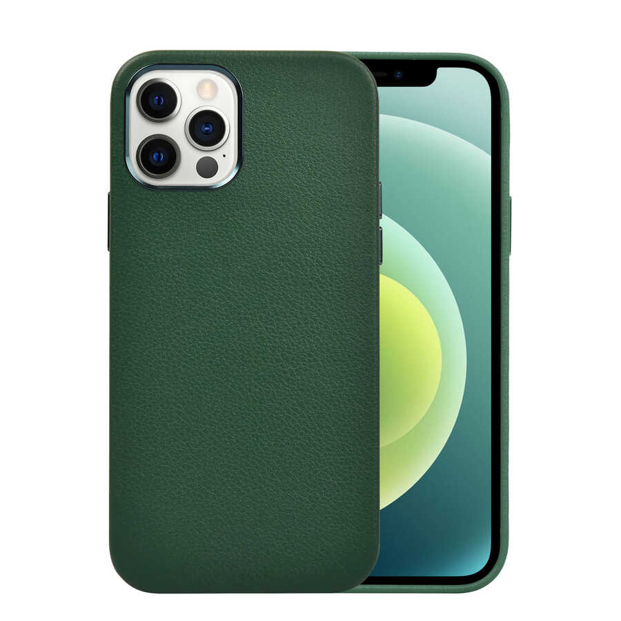 iPhone 12 Pro Kılıf Wiwu Calfskin Kapak