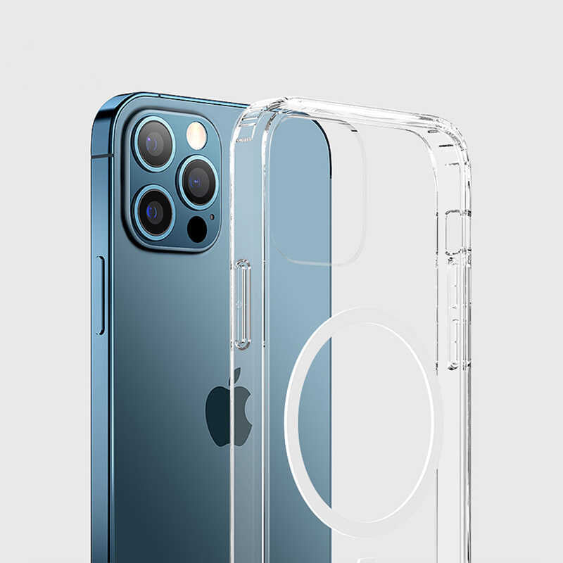 iPhone 12 Pro Kılıf Wiwu Magnetic Crystal Kapak