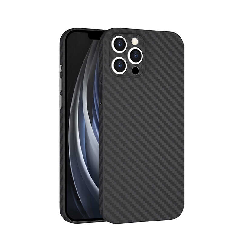 iPhone 12 Pro Kılıf Wiwu Skin Carbon PP Kapak