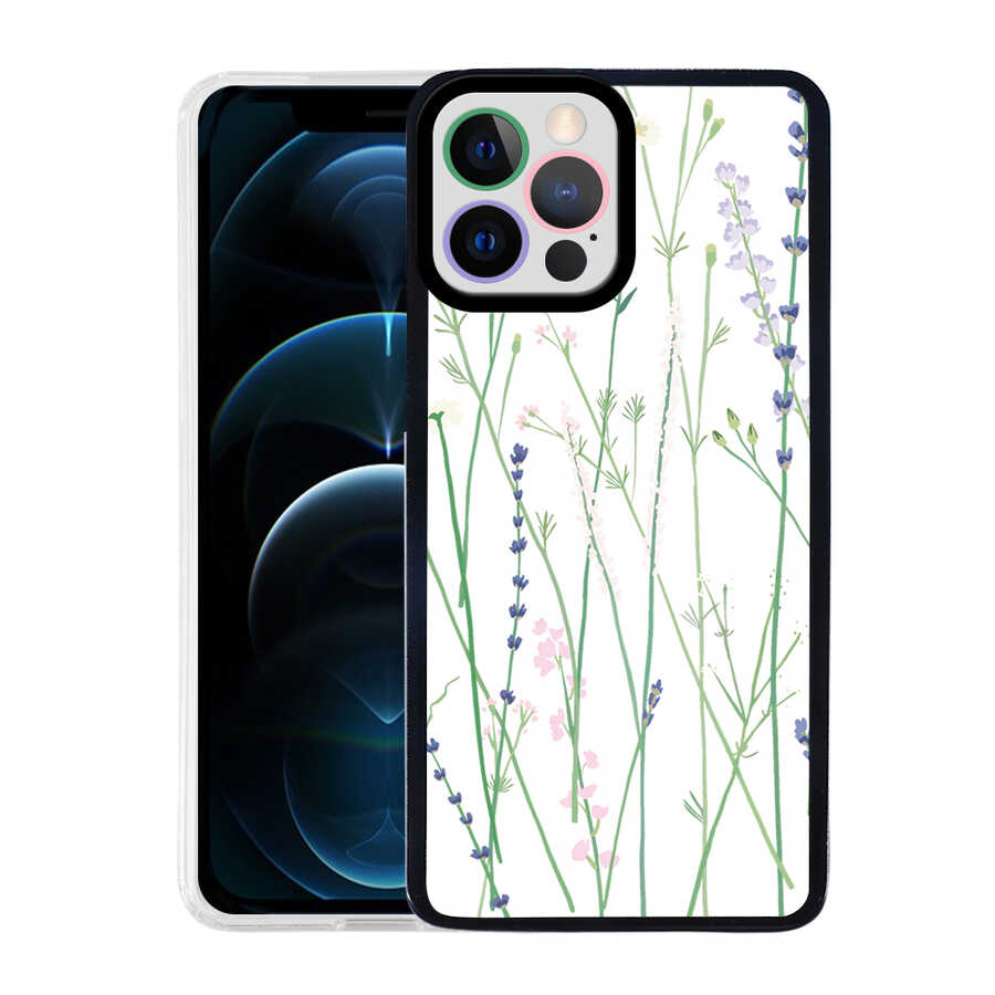 Apple iPhone 12 Pro Kılıf Zore M-Fit Desenli Kapak