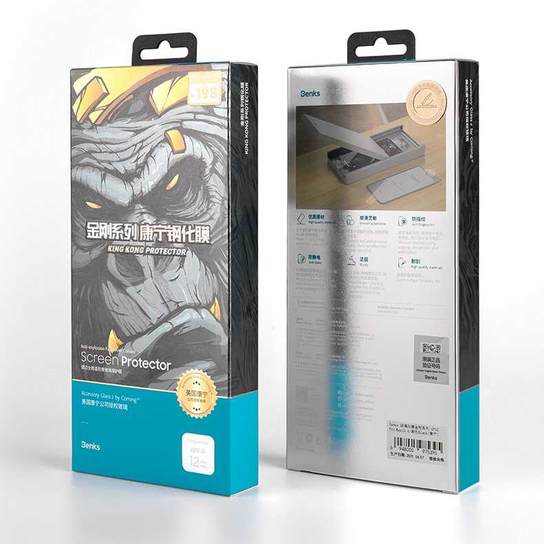 iPhone 12 Pro Max Benks KingKong Corning Glass Temperli Cam Ekran Koruyucu