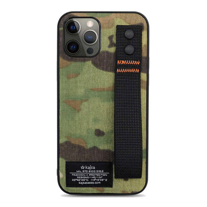 iPhone 12 Pro Max Kılıf Kajsa Cordura Serisi Military Kapak