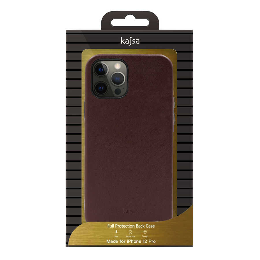 iPhone 12 Pro Max Kılıf Kajsa Crazy Horse Kapak
