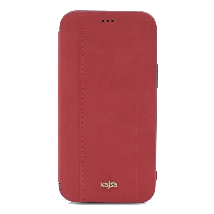 iPhone 12 Pro Max Kılıf Kajsa Dale Serisi Parallel PU Folio Kapaklı Kılıf