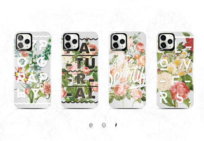 iPhone 12 Pro Max Kılıf Kajsa Floral Kapak