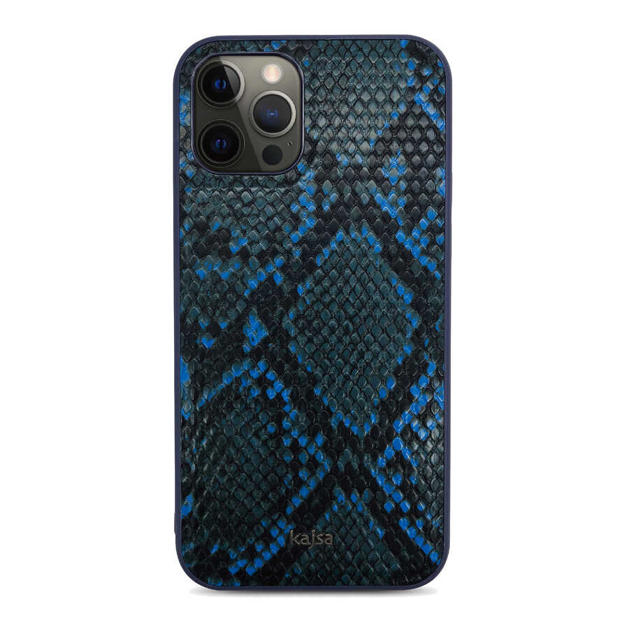iPhone 12 Pro Max Kılıf Kajsa Glamorous Serisi Snake Pattern Kapak