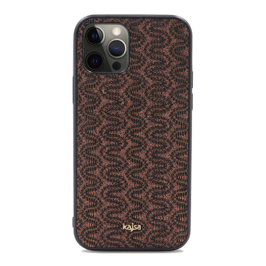 iPhone 12 Pro Max Kılıf Kajsa Glamorous Serisi Waterfall Pattern Kapak