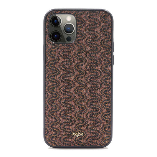 iPhone 12 Pro Max Kılıf Kajsa Glamorous Serisi Waterfall Pattern Kapak