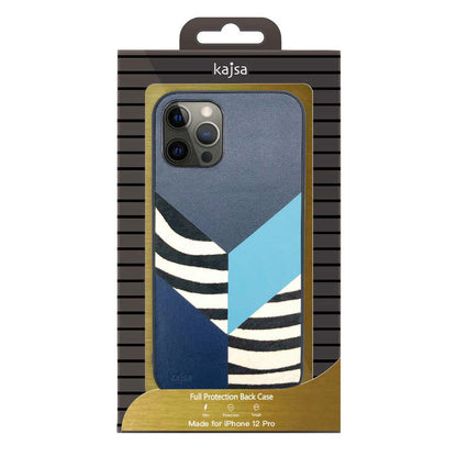 iPhone 12 Pro Max Kılıf Kajsa Glamorous Serisi Zebra Combo Kapak