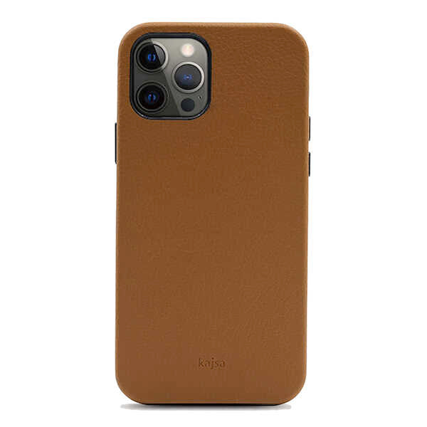 iPhone 12 Pro Max Kılıf Kajsa Litchi Kapak