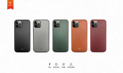iPhone 12 Pro Max Kılıf Kajsa Luxe Collection Hakiki Deri Kapak