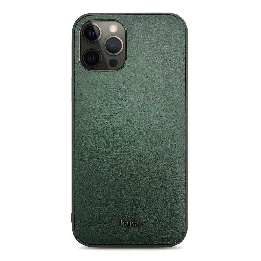 iPhone 12 Pro Max Kılıf Kajsa Luxe Collection Hakiki Deri Kapak