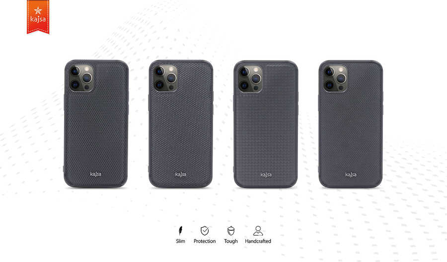 iPhone 12 Pro Max Kılıf Kajsa Preppie Serisi Dark Kapak