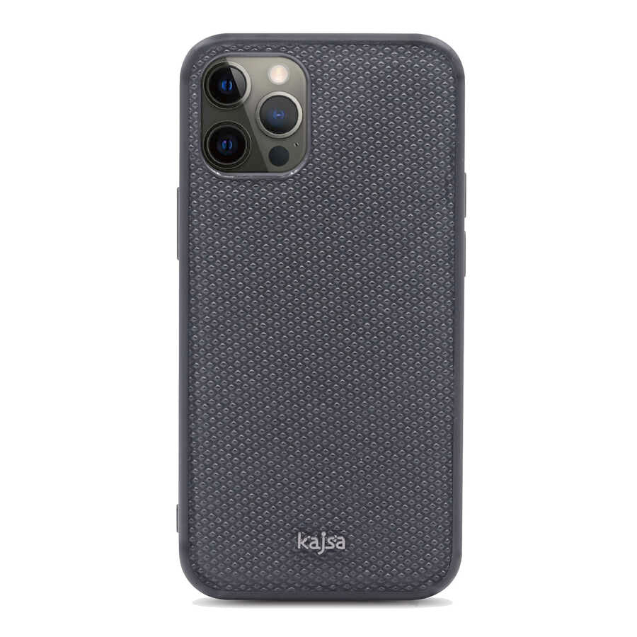 iPhone 12 Pro Max Kılıf Kajsa Preppie Serisi Dark Kapak