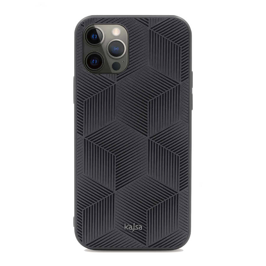 iPhone 12 Pro Max Kılıf Kajsa Splendid Serisi 3D Cube Kapak