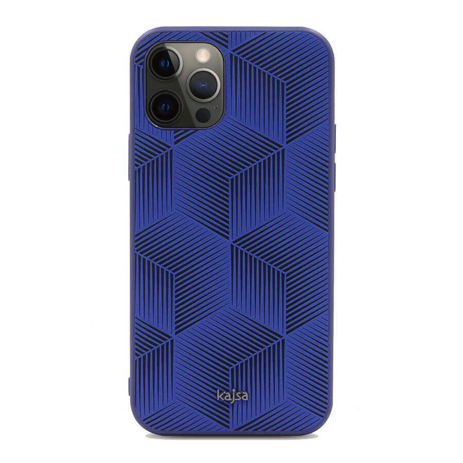 iPhone 12 Pro Max Kılıf Kajsa Splendid Serisi 3D Cube Kapak