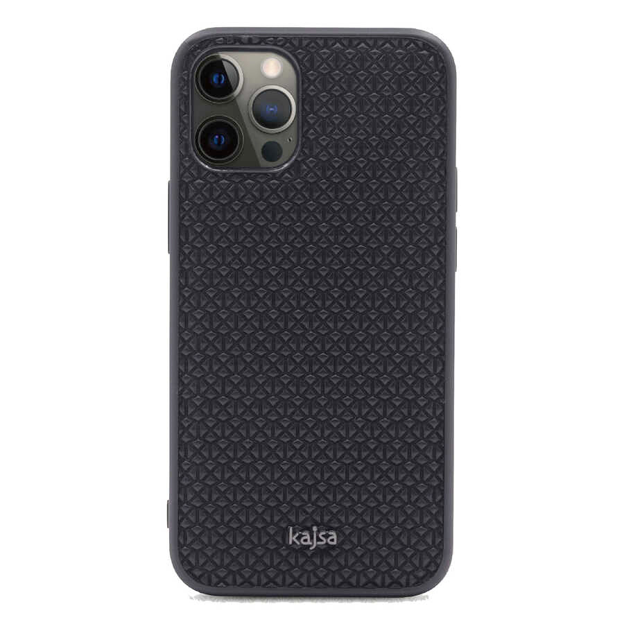 iPhone 12 Pro Max Kılıf Kajsa Splendid Serisi 3D Leaf Kapak