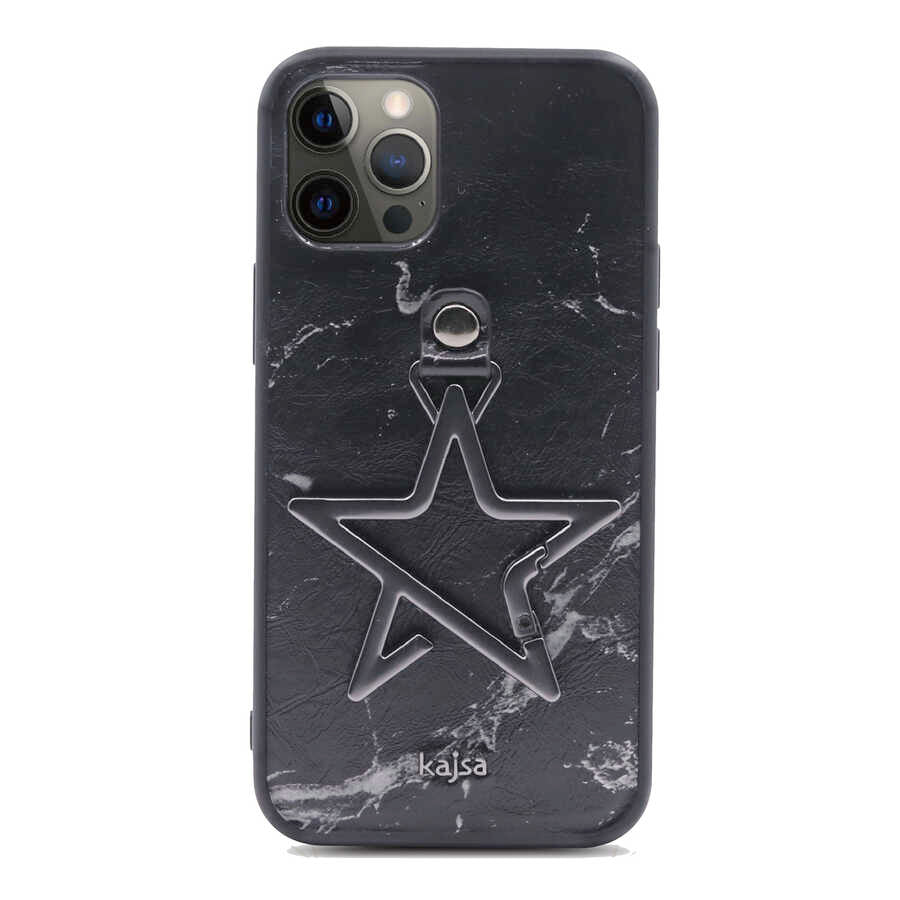 iPhone 12 Pro Max Kılıf Kajsa Starry Serisi Marble Kapak
