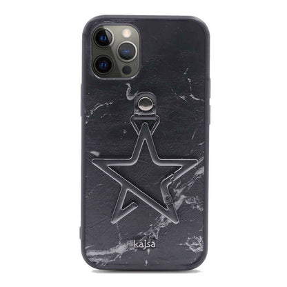 iPhone 12 Pro Max Kılıf Kajsa Starry Serisi Marble Kapak