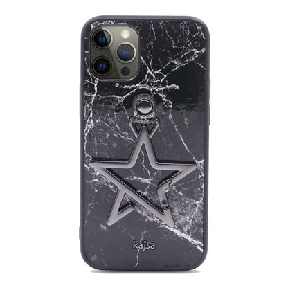 iPhone 12 Pro Max Kılıf Kajsa Starry Serisi Marble Kapak