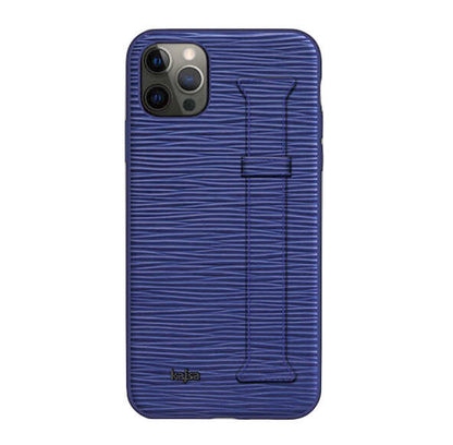 iPhone 12 Pro Max Kılıf Kajsa Wave Pattern Handstrap Kapak