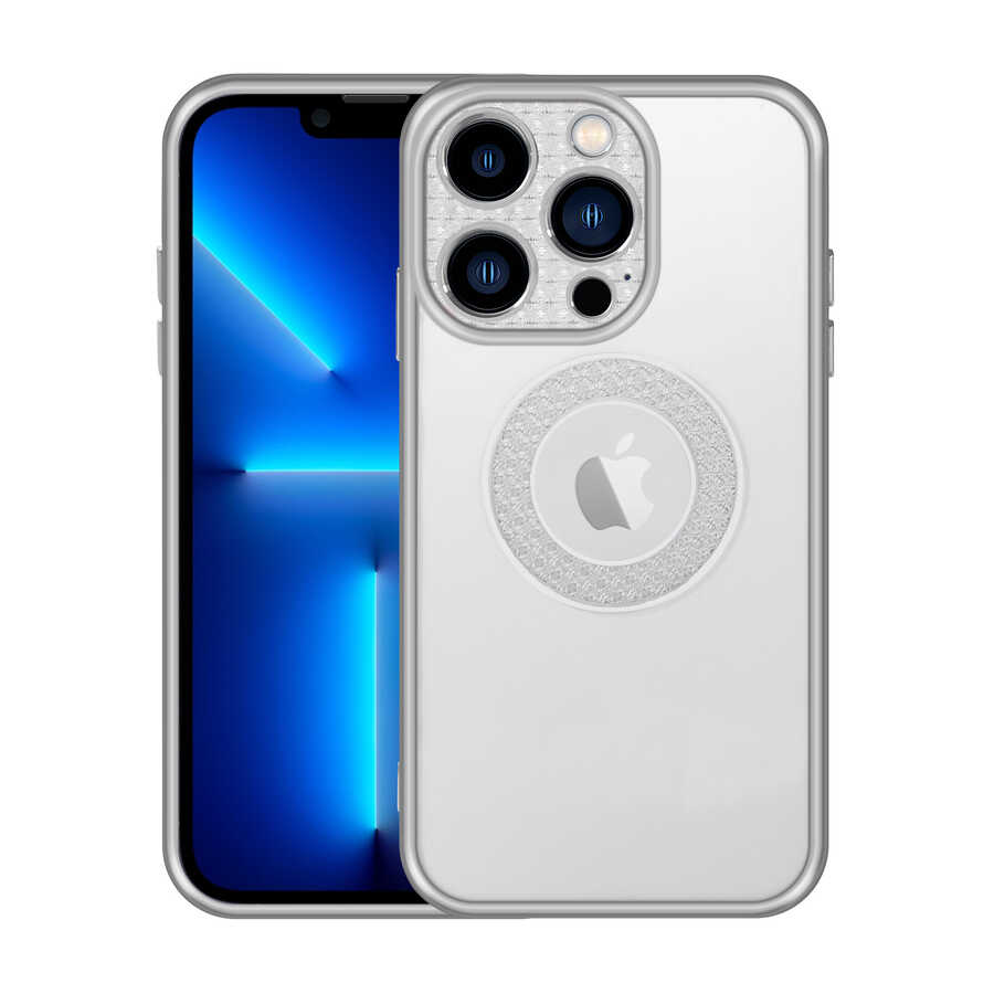 Apple iPhone 12 Pro Max Kılıf Kamera Korumalı Logo Gösteren Zore Esta Kapak