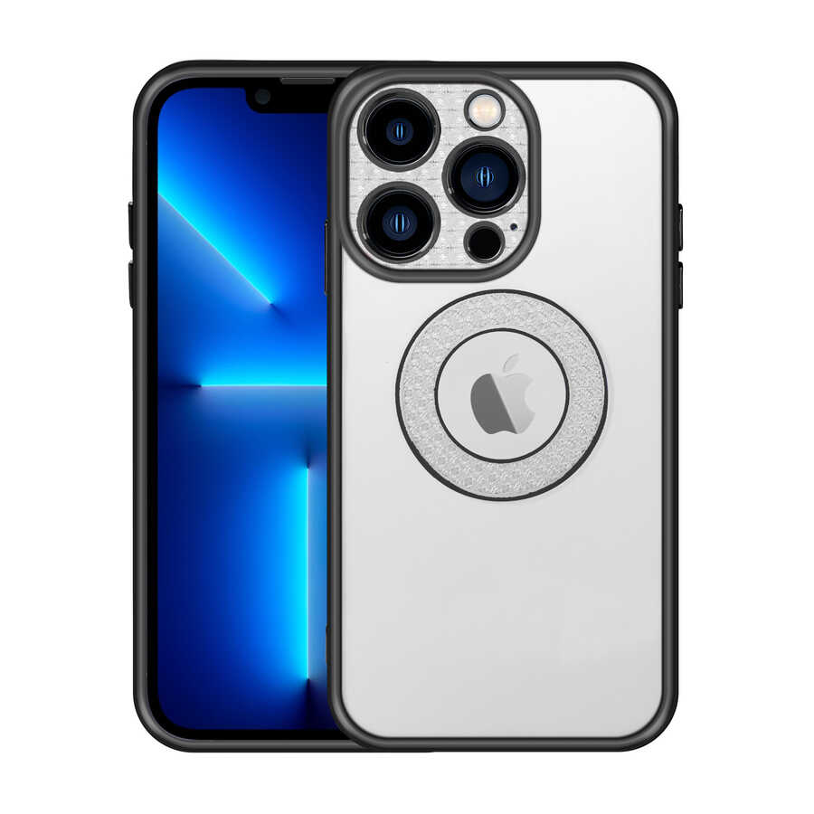Apple iPhone 12 Pro Max Kılıf Kamera Korumalı Logo Gösteren Zore Esta Kapak