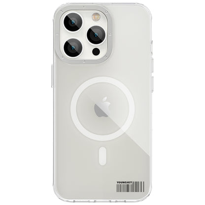 iPhone 12 Pro Max Kılıf M-safe Şarj Özellikli Youngkit Coloured Glaze Serisi Kapak