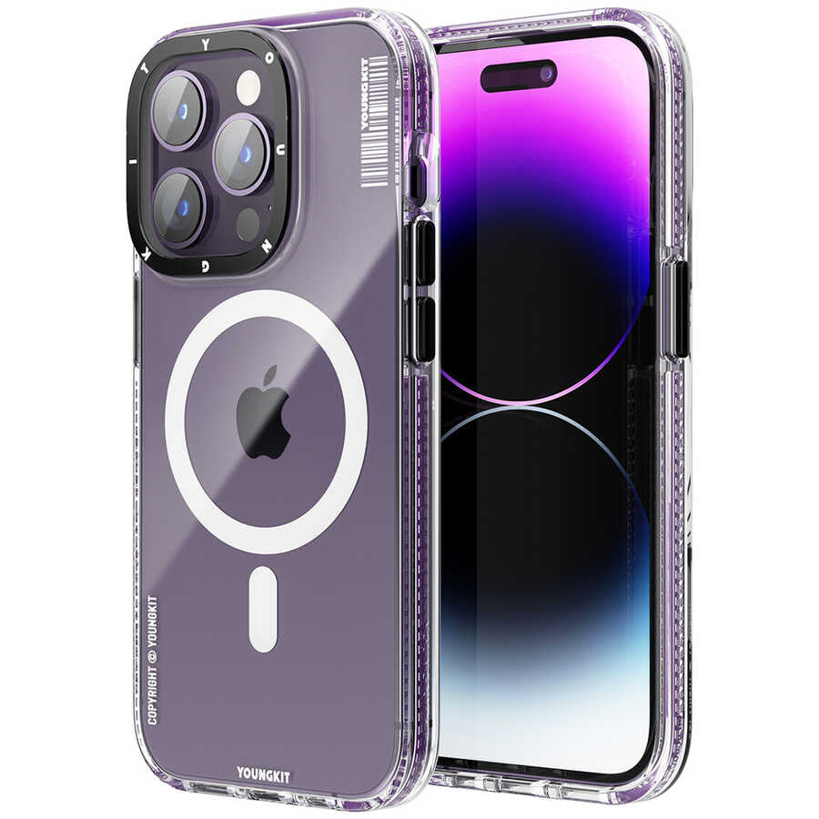 iPhone 12 Pro Max Kılıf M-safe Şarj Özellikli YoungKit Exquisite Serisi Kapak