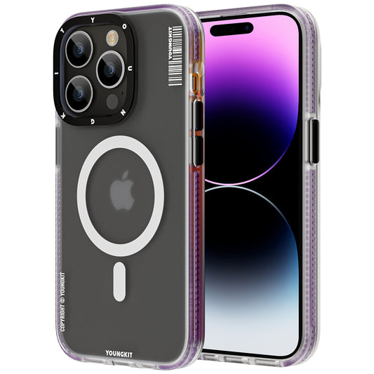 iPhone 12 Pro Max Kılıf M-safe Şarj Özellikli Youngkit Jane Sand Serisi Kapak