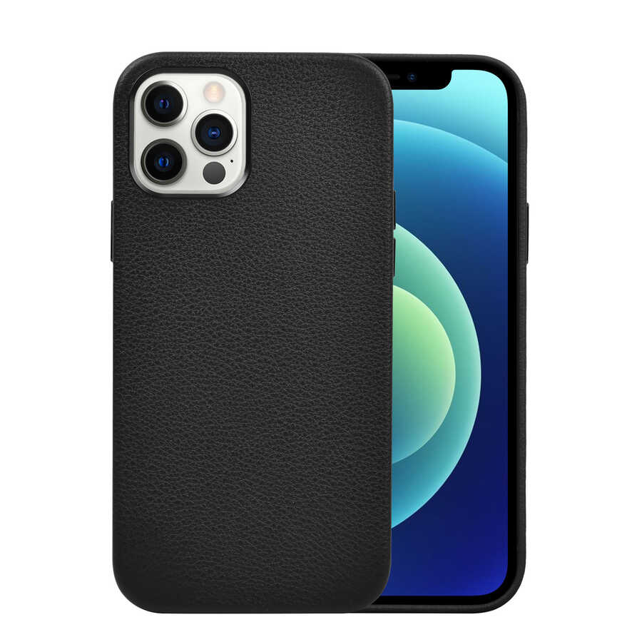 iPhone 12 Pro Max Kılıf Wiwu Calfskin Kapak