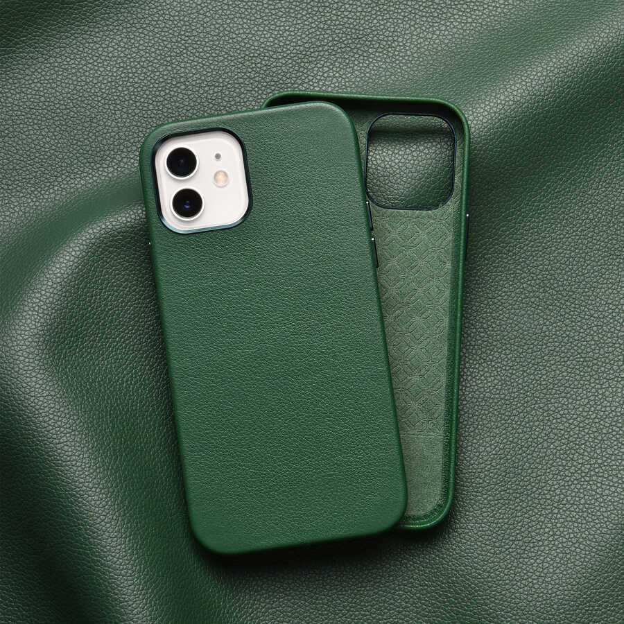 iPhone 12 Pro Max Kılıf Wiwu Calfskin Kapak