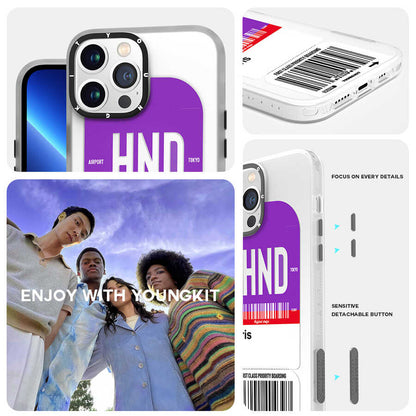 iPhone 12 Pro Max Kılıf YoungKit Any Time Trip Serisi Kapak