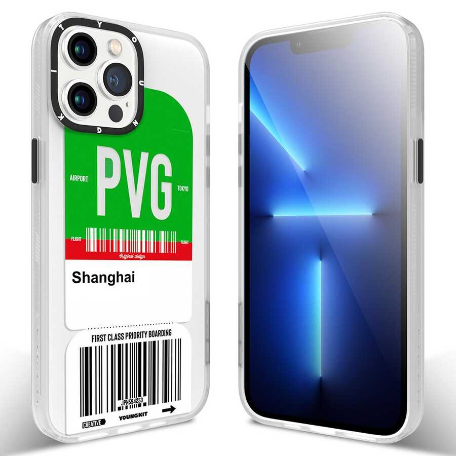 iPhone 12 Pro Max Kılıf YoungKit Any Time Trip Serisi Kapak