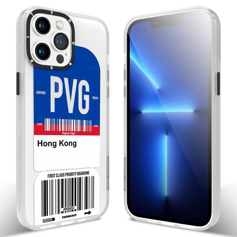 iPhone 12 Pro Max Kılıf YoungKit Any Time Trip Serisi Kapak