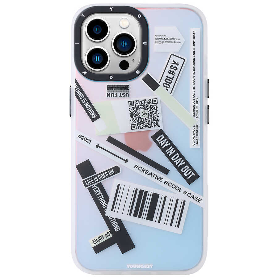 iPhone 12 Pro Max Kılıf YoungKit Fashion Culture Time Serisi Kapak