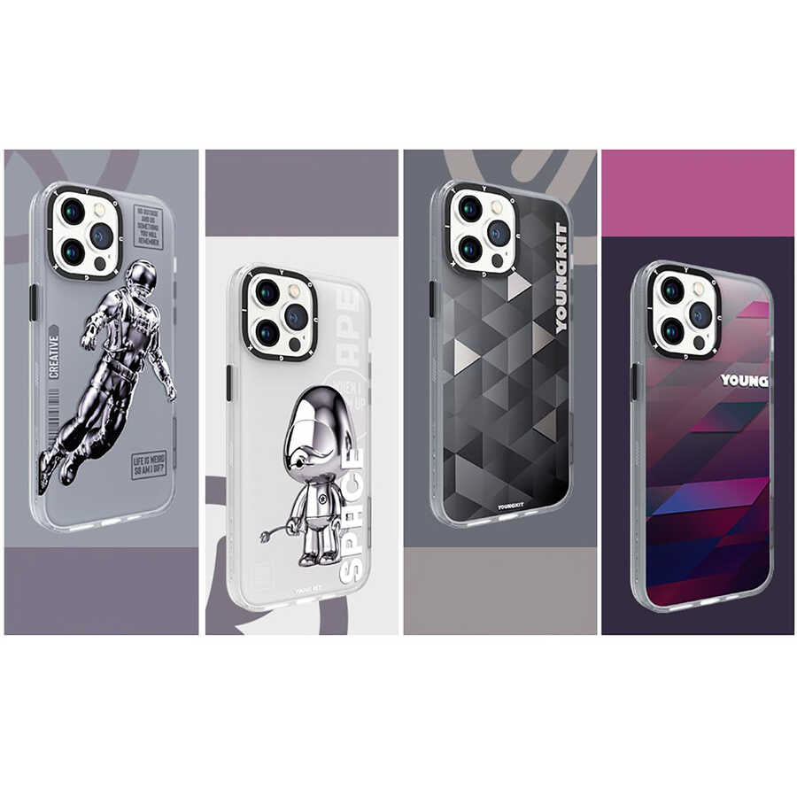 iPhone 12 Pro Max Kılıf YoungKit Klasik Serisi Kapak