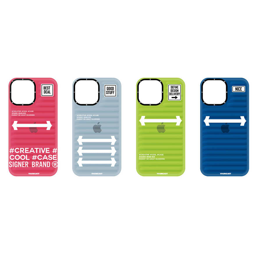 iPhone 12 Pro Max Kılıf YoungKit Luggage FireFly Serisi Kapak