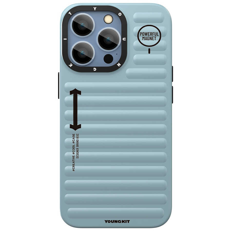 iPhone 12 Pro Max Kılıf YoungKit Plain Coloured Serisi Kapak