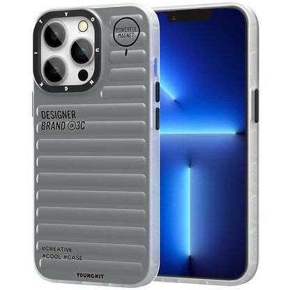 iPhone 12 Pro Max Kılıf YoungKit Plain Coloured Serisi Kapak