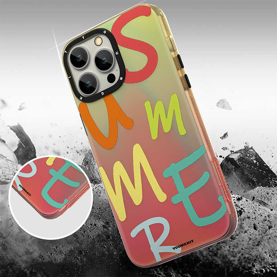 iPhone 12 Pro Max Kılıf YoungKit Summer Serisi Kapak