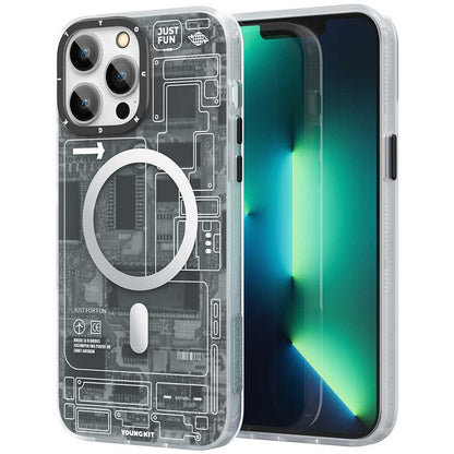 iPhone 12 Pro Max Kılıf YoungKit Technology Serisi Kapak